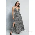 Women's Fashion Style Printed Long Dresses